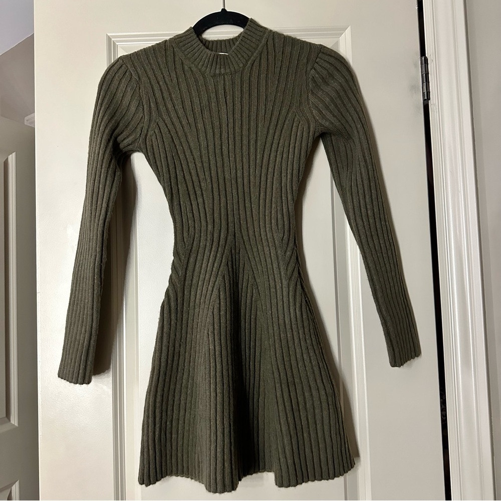 Mini sweater dress